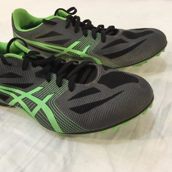 MEN\'S SZ9 ASICS SYNTHETIC LEATHER ATHLETIC 9 TRACK FIELD SPIKED CLEATS NM 01057 main image 9